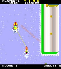 une photo d'Ã©cran de Water Ski sur Arcade